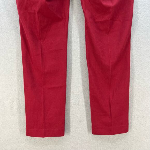 NWT J. Jill Pants Women's Size 4 Premium Bi-Stretch Cranberry Business Casual - Picture 9 of 14